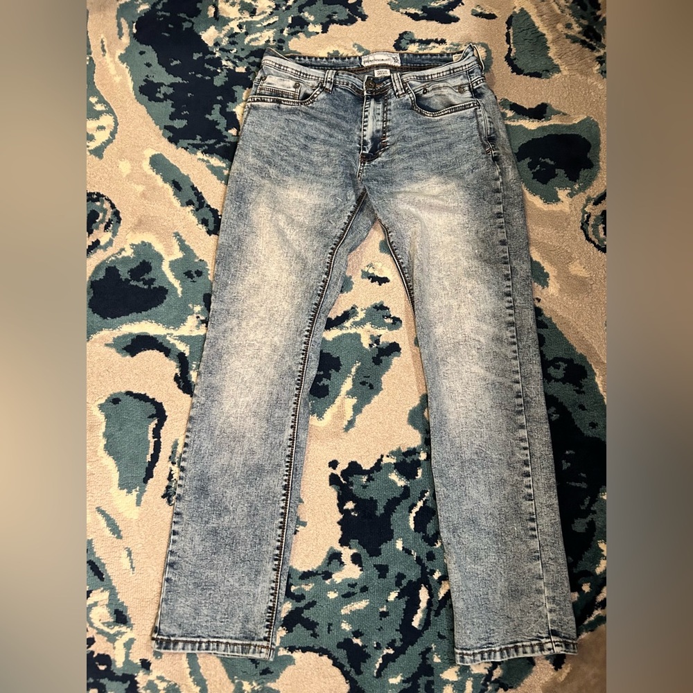 Paper Denim & Cloth 
Light blue Jeens